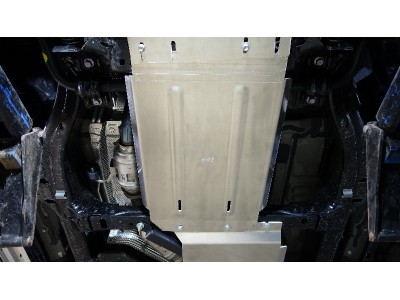 Защита АКПП (алюминий) 4мм для Toyota Land Cruiser 250 Prado 2.7 (бензин) 2024-н.в. №ZKTCC00709