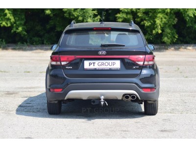 Фаркоп для Kia Rio X-Line 2017-2020, Kia Rio X 2020-2022, Solaris KRX 2024-н.в. съемное крепление шара под американский квадрат