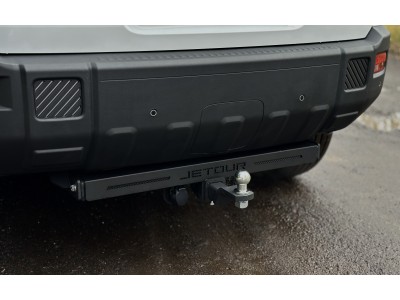 Фаркоп (Black, шар E нерж., надпись Jetour) для Jetour T1 2L 4WD 2025-н.в. №TCU00470N-B02