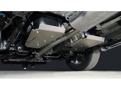 Защита бака (алюминий) 4мм (2шт) для Jetour T2 2L 4WD 2023-н.в. ,T1 2L 4WD 2025-н.в. №ZKTCC00696