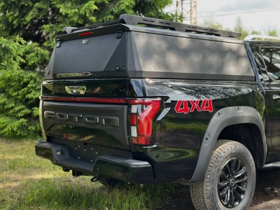 Кунг (алюминий Premium Black) 2мм для Foton Tunland V7 2.0 Diesel АКПП 4WD 2024-н.в.