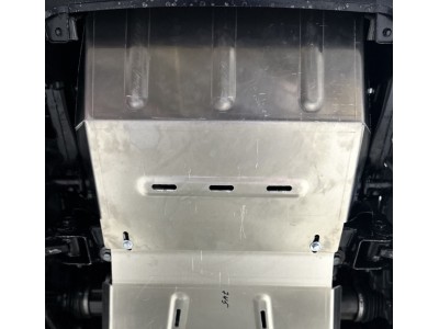 Защита радиатора (алюминий) 4мм для Foton Tunland V9 2.0 Diesel АКПП 4WD 2025-н.в., Foton Tunland V7 2.0 Diesel АКПП 4WD 2024-н.в. №ZKTCC00744