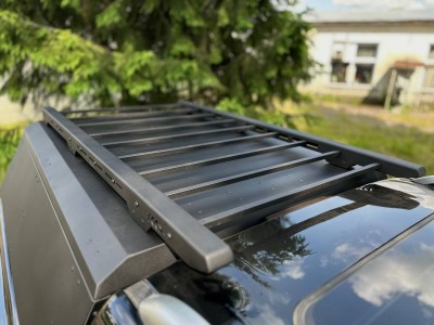 Экспедиционный багажник на крышу кунга Black для Foton Tunland V7 2.0 Diesel АКПП 4WD 2024-н.в. №FOTTUNV725-09BL