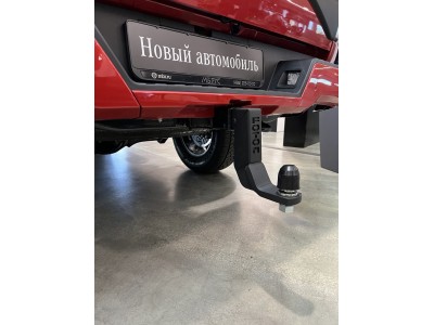 Фаркоп (Black, шар E, надпись Foton) для Foton Tunland V7 2.0 Diesel АКПП 4WD 2024-н.в. №TCU00463-B02