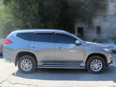 Обвод штатного порога d-43 для Mitsubishi Pajero Sport 2021 – н.в.
