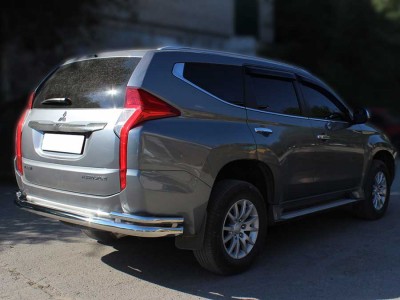Защита заднего бампера "Волна" d-76+43 для Mitsubishi Pajero Sport 2021 – н.в. MPS21_3.1