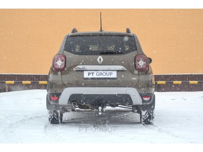Фаркоп для Renault Duster 2010-2021, 2021-2022, Nissan Terrano 2014-2022, Renault Kaptur 2016-2022 съемное крепление шара под американский квадрат