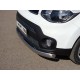 Защита передняя овальная 75х42 мм ТСС для Kia Soul 2016-2021