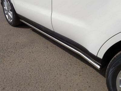 Пороги труба 42 мм для Kia Soul № KIASOUL17-18