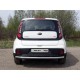 Защита заднего бампера 60 мм ТСС для Kia Soul 2016-2021