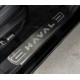 Накладки на пластиковые пороги (лист шлифованный надпись Haval) 4шт для Haval F7X (2.0L 4WD) 2025-н.в.