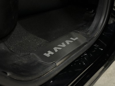 Накладки на пластиковые пороги (лист шлифованный надпись Haval) 4шт для Haval F7X (2.0L 4WD) 2025-н.в.
