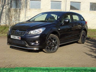 Защита переднего бампера 42 мм для Subaru XV № SUBXV12-01