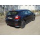 Защита заднего бампера короткие уголки 42 мм ТСС для Subaru XV 2011-2017