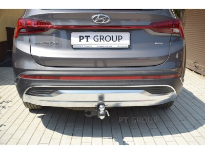 Фаркоп для Hyundai Santa Fe IV рестайлинг 2021-2023, Kia Sorento 2020-н.в. съемное крепление шара под американский квадрат