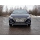 Защита переднего бампера 25 мм ТСС для Hyundai Solaris 2018-2020