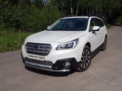 Защита переднего бампера 50 мм для Subaru Outback № SUBOUT15-01