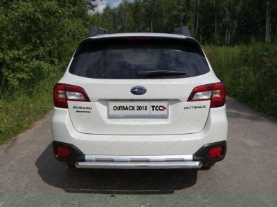 Защита заднего бампера 60 мм для Subaru Outback № SUBOUT15-13