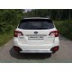 Защита заднего бампера 60 мм ТСС для Subaru Outback 2015-2021