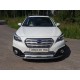 Защита переднего бампера 50 мм ТСС для Subaru Outback 2015-2021