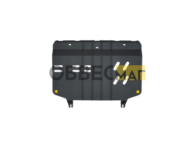 Защита картера и коробки передач для CHANGAN Uni-V 2023-н.в. 1.5/2.0 T, Lamore 2023-н.в. 1.5T AT бензин FWD NLZ сталь, с крепежом / Чанган Юни-В