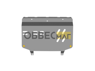 Защита картера и коробки передач для CHANGAN Uni-V 2023-н.в., Lamore 2023-н.в. 1.5T бензин AT FWD NLZ алюминий, 3 мм, с крепежом / Чанган Юни-В