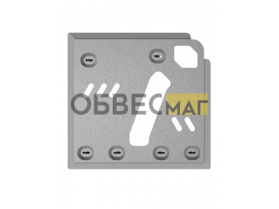 Защита заднего электромотора для GAC S7 2025-н.в. 1,5 гибрид AT 4WD (алюминий, 3 мм) / Гак Трампчи
