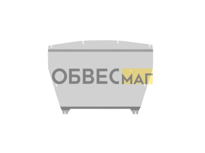 Защита переднего электромотора для VOYAH Dream EVR (алюминий, 3 мм) / Воя Дрим Пхев