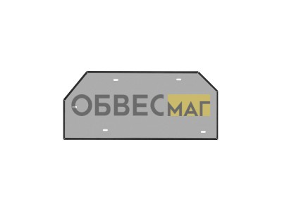Защита бака для Voyah Free EVR Long Range 39кВт, Free 2023-н.в., 2025-н.в. NLZ алюминий, 3 мм, с крепежом / Воя Фри