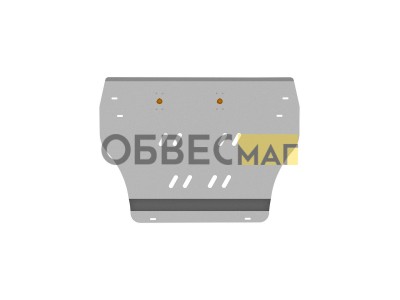 Защита заднего электромотора (с креп.) для ZEEKR 001 (2024-н.в.) электро AT 4WD (алюминий, 3 мм) / Зикр