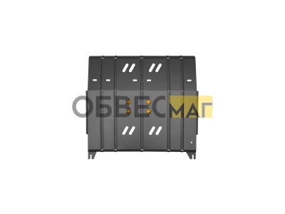 Защита картера и коробки передач для FORD TRANSIT L2/L3 2024-н.в. 2.3 дизель MT, RWD NLZ сталь, с крепежом / Форд Транзит