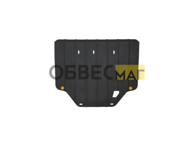 Защита картера и коробки передач для HONDA Fit 2007-2012 1.3/1.5 бензин AT FWD/4WD NLZ сталь, с крепежом / Хонда Фит