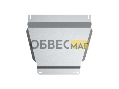 Защита коробки передач (с креп.) для JAC T8 (2023-н.в.) 2.0 бен. MT 4WD (алюминий, 3 мм) / Джак Т8