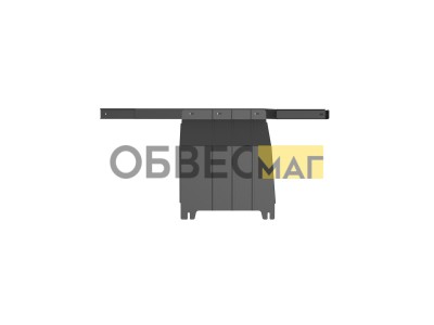 Защита раздаточной коробки с креп. для JAC T9 (2024-н.в.) 2,0 диз. AT 4WD / Джак