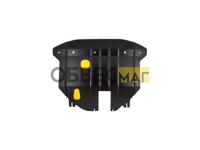 Защита картера и коробки передач для KIA Sorento 2012-2014 2.4/2.2. бензин, дизель АT NLZ сталь, с крепежом / Киа Соренто
