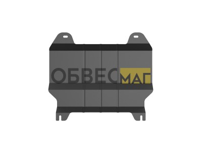 Защита картера для с креп. для MITSUBISHI Pajero Sport (2006-2016), L200, DC CC (2010-2018) 3.0 бен., 2.5 диз. АТ / Митсубиси Паджеро спорт