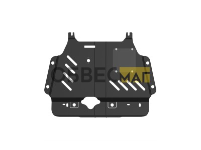 Защита картера для TOYOTA Prius Alpha (11-14) 1,8 гибрид AT FWD, правый руль / Тойота Приус альфа