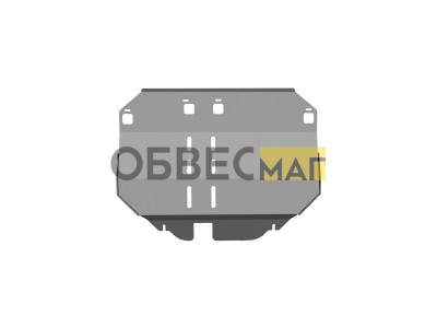 Защита картера и коробки передач для TOYOTA Probox 2014-н.в. 1.5 бензин CVT 4WD правое NLZ алюминий, 3 мм, с крепежом / Тойота Пробокс