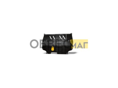 Защита картера для VOLKSWAGEN Polo (10-14), SKODA Rapid, Fabia, Roomster, (13-15) 1,4/1,6 бен. MT/AT FWD / Фольксваген Поло