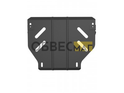 Защита раздаточной коробки для VOLKSWAGEN Touareg, Audi Q7 (18-) 3,0 диз. AT / Фольксваген Туарег