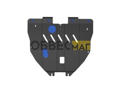 Защита картера и коробки передач для FAW Besturn B50 (12-) 1,6 бен. МТ/АТ / ФАВ Бестерн Б50