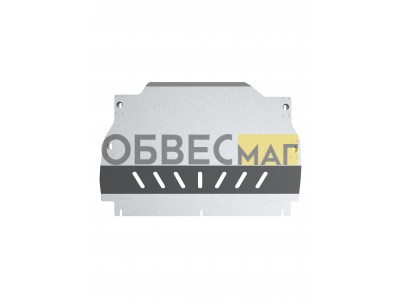 Защита картера и коробки передач (с креп.) для OMODA C7(T1GC) FWD/АWD/Tenet T8/CHERY TIGGO 8PRO MAX NEW(T1DFL) 1.6T бен. DCT (алюминий, 3 мм) / Омода