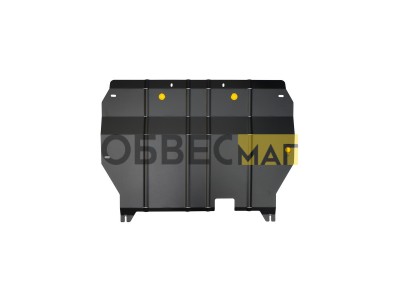 Защита картера и коробки передач для DFSK ix7 2023-н.в. 2.0 бензин AT 4WD NLZ сталь, с крепежом / ДонгФенг