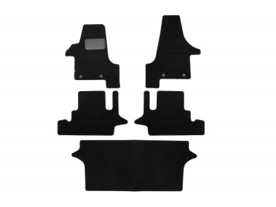 Коврики в салон Klever Standard на минивэн 5 шт для Volkswagen Multivan Highline АКПП № KLEVER02511701210kh
