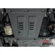 Защита КПП (сталь) + комплект крепежа для BAIC BJ40 2023-н.в. (V - 2.0, АКПП, полный)