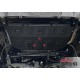 Защита топливного бака + комплект крепежа, АвтоБРОНЯ, Сталь для BAIC Beijing BJ40 2023-н.в.,  V-2.0T, АКПП, 4WD
