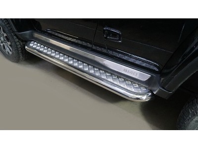 Пороги с площадкой 60,3 мм для Baic BJ40 II 2.0 2023 – н.в. BAICBJ4023-04