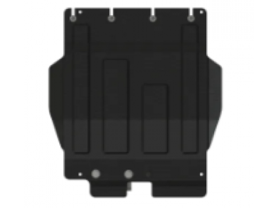 Защита РК (2 мм, сталь) для BAIC BJ40 2022-н.в. (V - 2.0 AT 4WD) №61.6329