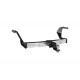 Фаркоп с нержавеющей накладкой Haval H6 2014-2020, Haval M6 2021-н.в. съемное крепление шара под американский квадрат