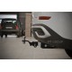 Фаркоп с нержавеющей накладкой Haval H6 2014-2020, Haval M6 2021-н.в. съемное крепление шара под американский квадрат